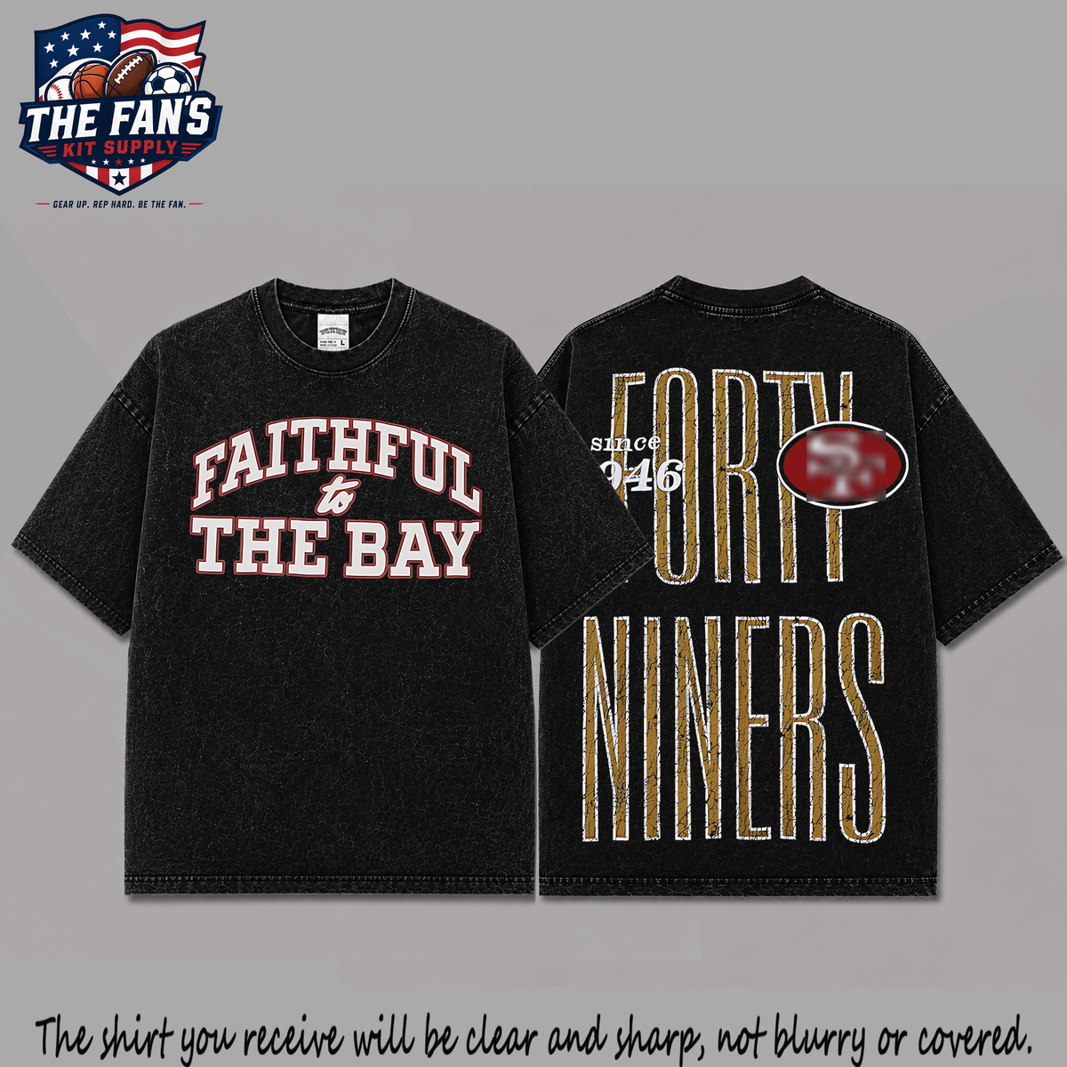 Faithful to the Bay Vintage Washed T-Shirt, Football Graphic Tee, San Francisco 49ers Game Day Shirt, NFL Fan Gift, Vintage Washed Shirt, Washed Graphic Tee, Acid Wash T-Shirt, Game Day Shirt, Football Fan Gift (Copy) (Copy)