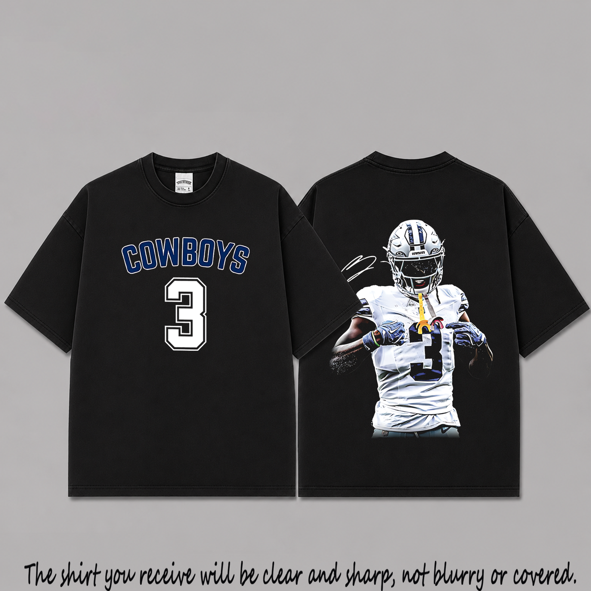 Ver 2 George Pickens 03 Vintage Washed T-Shirt, Football Graphic Tee, Dallas Cowboys Game Day Shirt, NFL Fan Gift, Vintage Washed Shirt, Washed Graphic Tee, Acid Wash T-Shirt, Game Day Shirt, Football Fan Gift (Copy) (Copy) (Copy) (Copy) (Copy) (Copy)