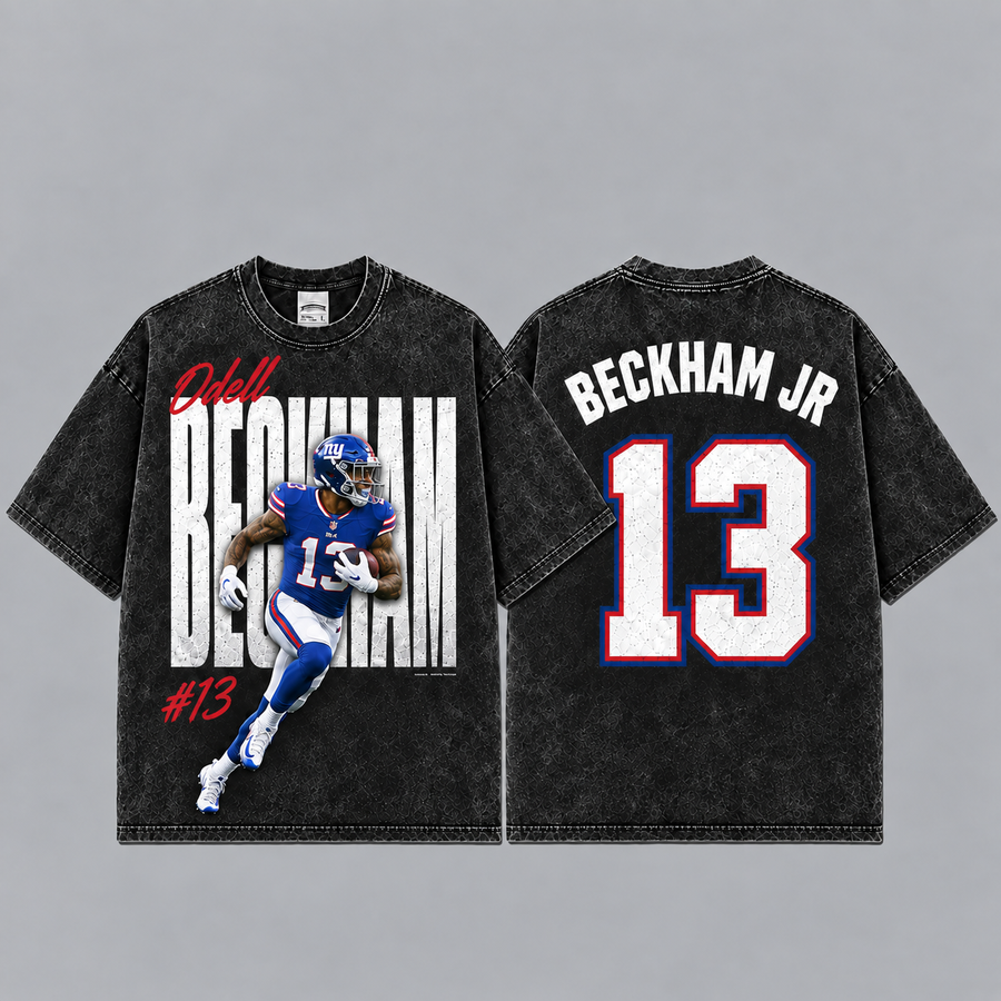 Odell Beckham Jr. 13 Vintage Washed T-Shirt, Game Day Shirt, Game Day Fan Gift Unisex Game Day Gift, Merch Outfit, Fan Gift, Football Gift, Retro Football Merch, Men’s Football Jersey, Women’s Football Jersey, Sunday Football Shirt