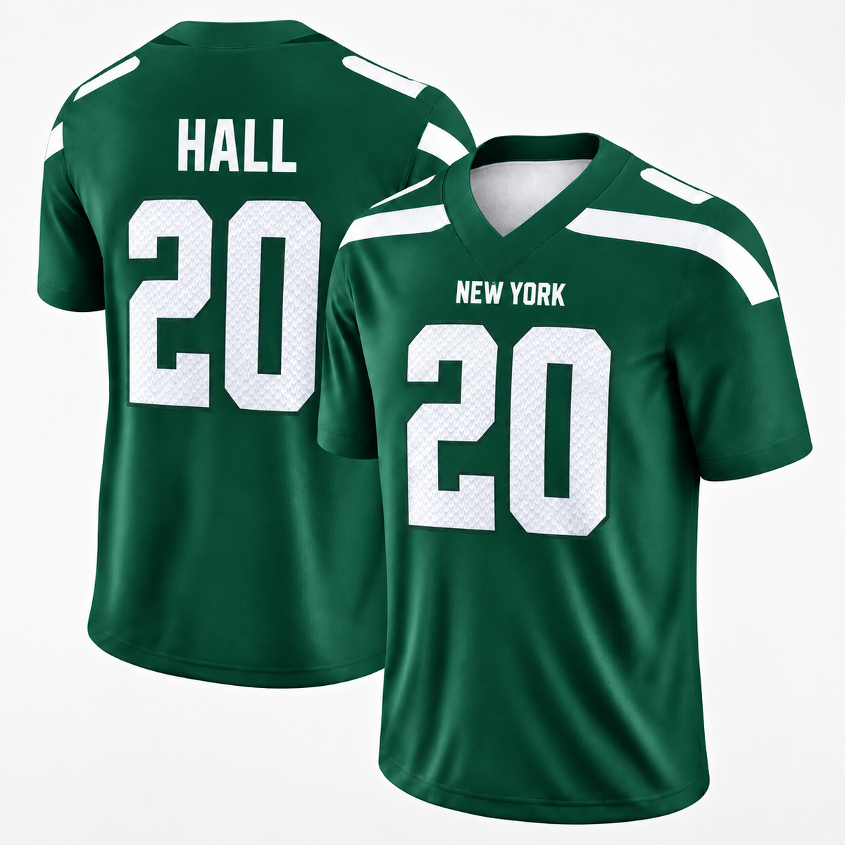 Breece Hall 20 All Over Print 3D Vintage Jersey, New York Jets Game Day Shirt, Game Day Fan Gift Unisex Game Day Gift, Merch Outfit, Fan Gift, Football Gift, Retro Football Merch, Men’s Football Jersey, Women’s Football Jersey, Sunday Football Shirt