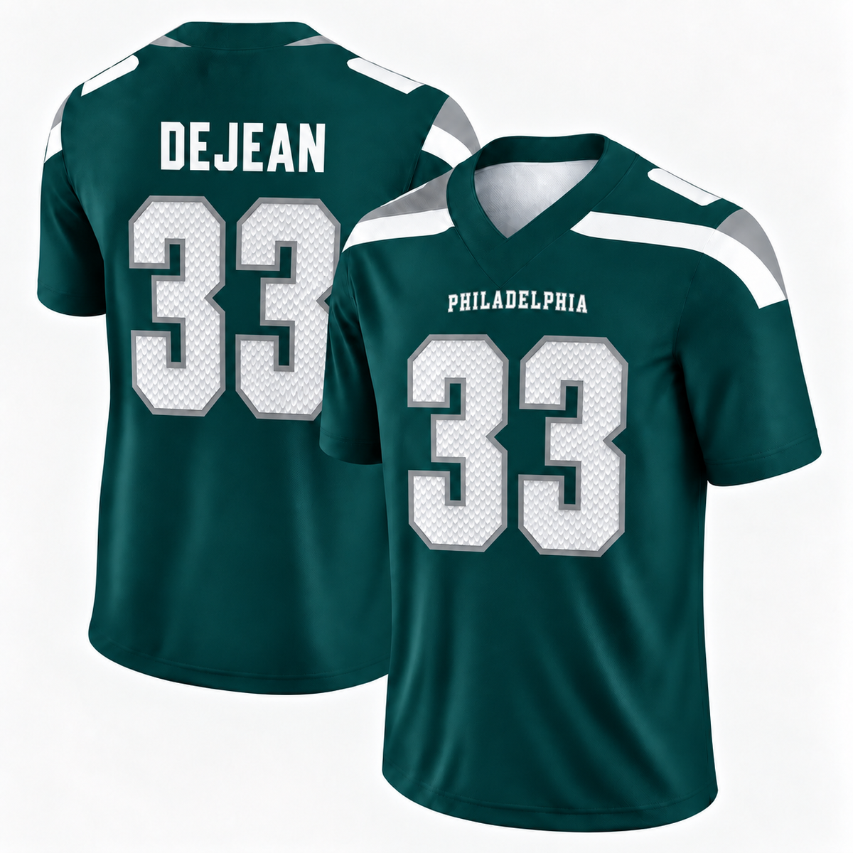 Cooper DeJean 33 All Over Print 3D Vintage Jersey, 49ers Game Day Shirt, Game Day Fan Gift Unisex Game Day Gift, Merch Outfit, Fan Gift, Football Gift, Retro Football Merch, Men’s Football Jersey, Women’s Football Jersey, Sunday Football Shirt