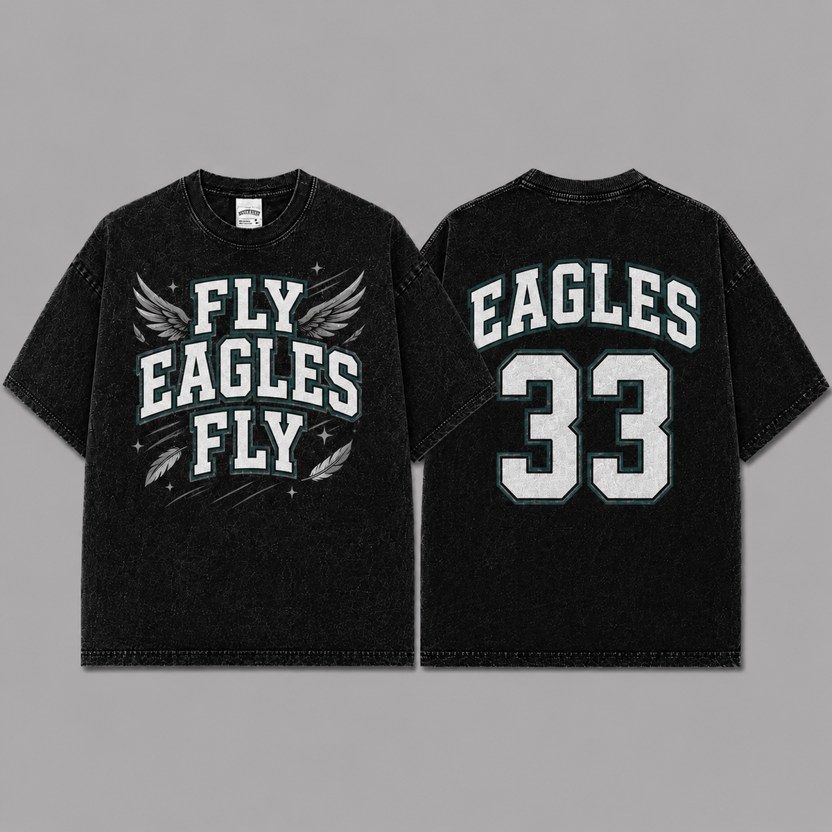 Fly Eagle Fly 1933 Vintage Washed T-Shirt, Football Graphic Tee, Philadelphia Eagles Game Day Shirt, NFL Fan Gift, Vintage Washed Shirt, Washed Graphic Tee, Acid Wash T-Shirt, Game Day Shirt, Football Fan Gift (Copy) (Copy)