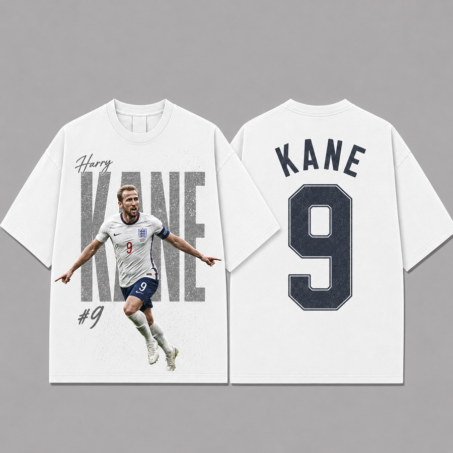Harry Kane 09 Vintage Washed T-Shirt, Football Graphic Tee, England Game Day Shirt, WC Fan Gift, Vintage Washed Shirt, Washed Graphic Tee, Acid Wash T-Shirt, Game