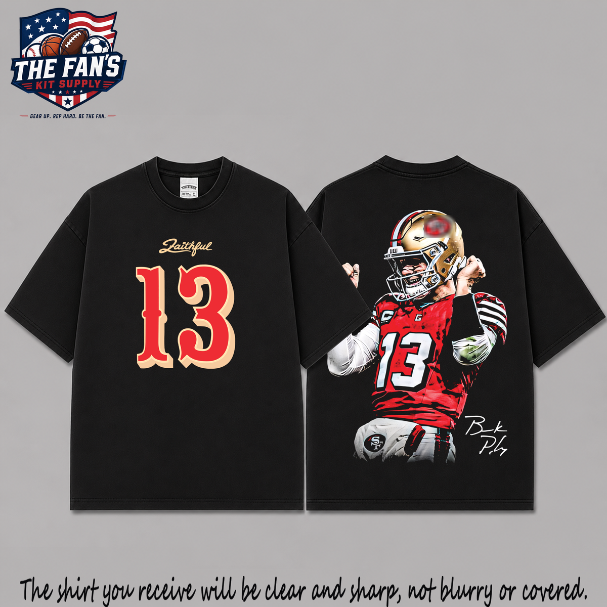 Brock Purdy Vintage Washed T-Shirt, Football Graphic Tee, San Francisco 49ers Game Day Shirt, NFL Fan Gift, Vintage Washed Shirt, Washed Graphic Tee, Acid Wash T-Shirt, Game Day Shirt, Football Fan Gift (Copy) (Copy) (Copy)