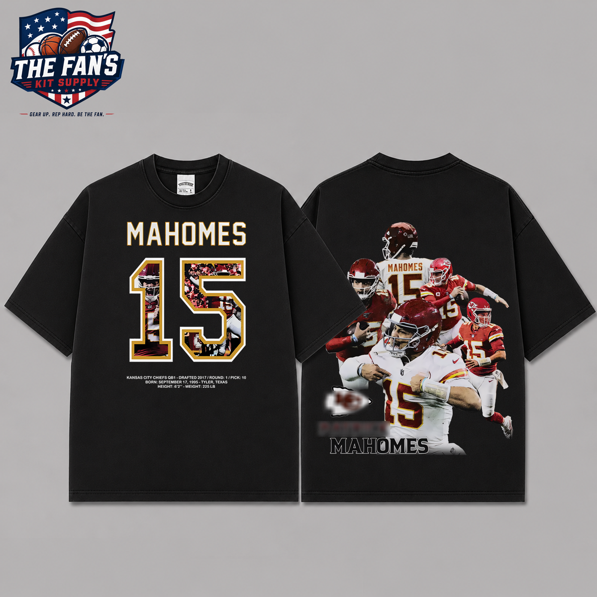 Ver 2 Patrick Mahomes 15 Vintage Washed T-Shirt, Football Graphic Tee, Kansas City Chiefs Game Day Shirt, NFL Fan Gift, Vintage Washed Shirt, Washed Graphic Tee, Acid Wash T-Shirt, Game Day Shirt, Football Fan Gift (Copy)