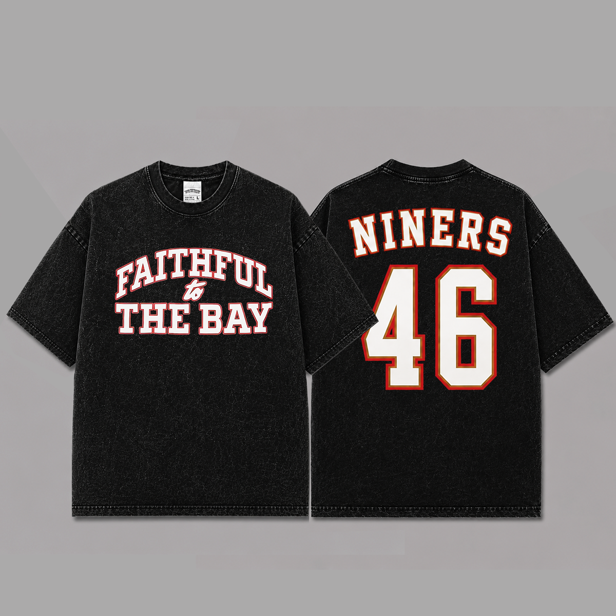 Faithful to The Bay Vintage Washed T-Shirt, Football Graphic Tee, San Francisco 49ers Game Day Shirt, NFL Fan Gift, Vintage Washed Shirt, Washed Graphic Tee, Acid Wash T-Shirt, Game Day Shirt, Football Fan Gift (Copy) (Copy) (Copy)