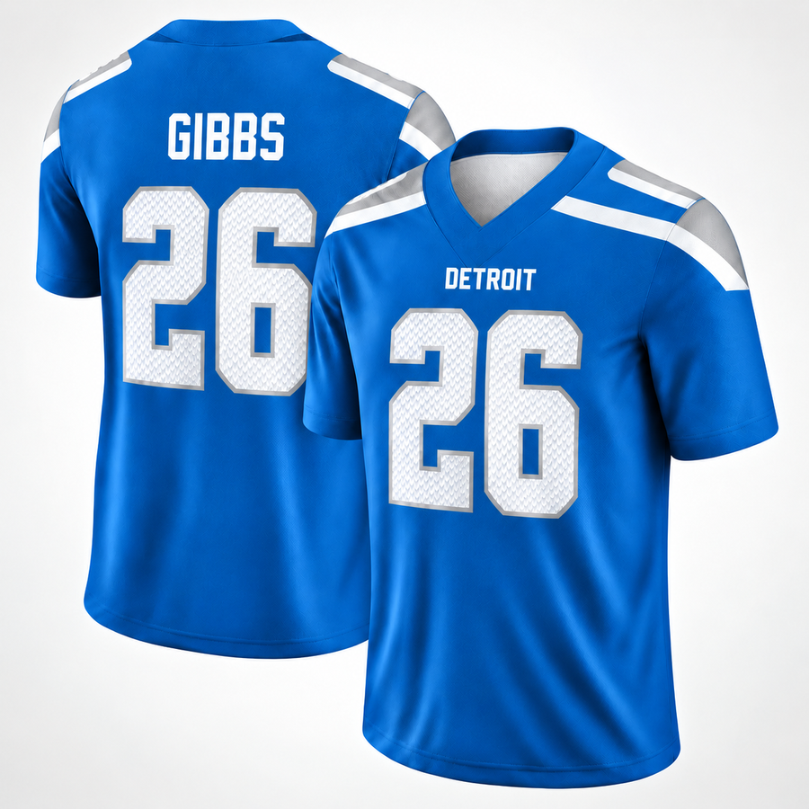 Jahmyr Gibbs 0 All Over Print 3D Vintage Jersey, Jahmyr Gibbs Game Day Shirt, Game Day Fan Gift Unisex Game Day Gift, Merch Outfit, Fan Gift, Football Gift, Retro Football Merch, Men’s Football Jersey, Women’s Football Jersey, Sunday Football Shirt