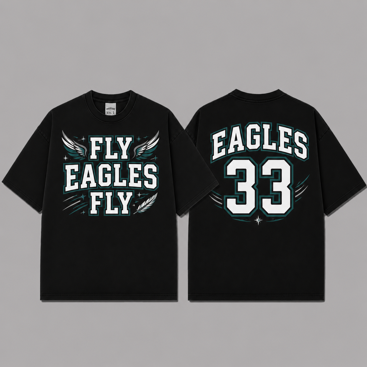 Fly Eagle Fly 1933 Vintage Washed T-Shirt, Football Graphic Tee, Philadelphia Eagles Game Day Shirt, NFL Fan Gift, Vintage Washed Shirt, Washed Graphic Tee, Acid Wash T-Shirt, Game Day Shirt, Football Fan Gift (Copy) (Copy)
